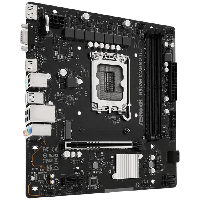 Asrock H610M COMBO II Micro ATX LGA1700 DDR5/DDR4